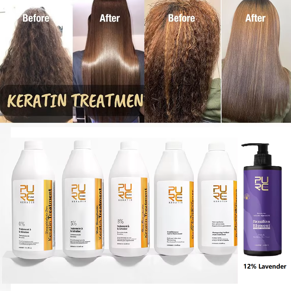 Hair Care Normal - 0%/5%/8%/12% Keratin Hair Straightening Treatment For