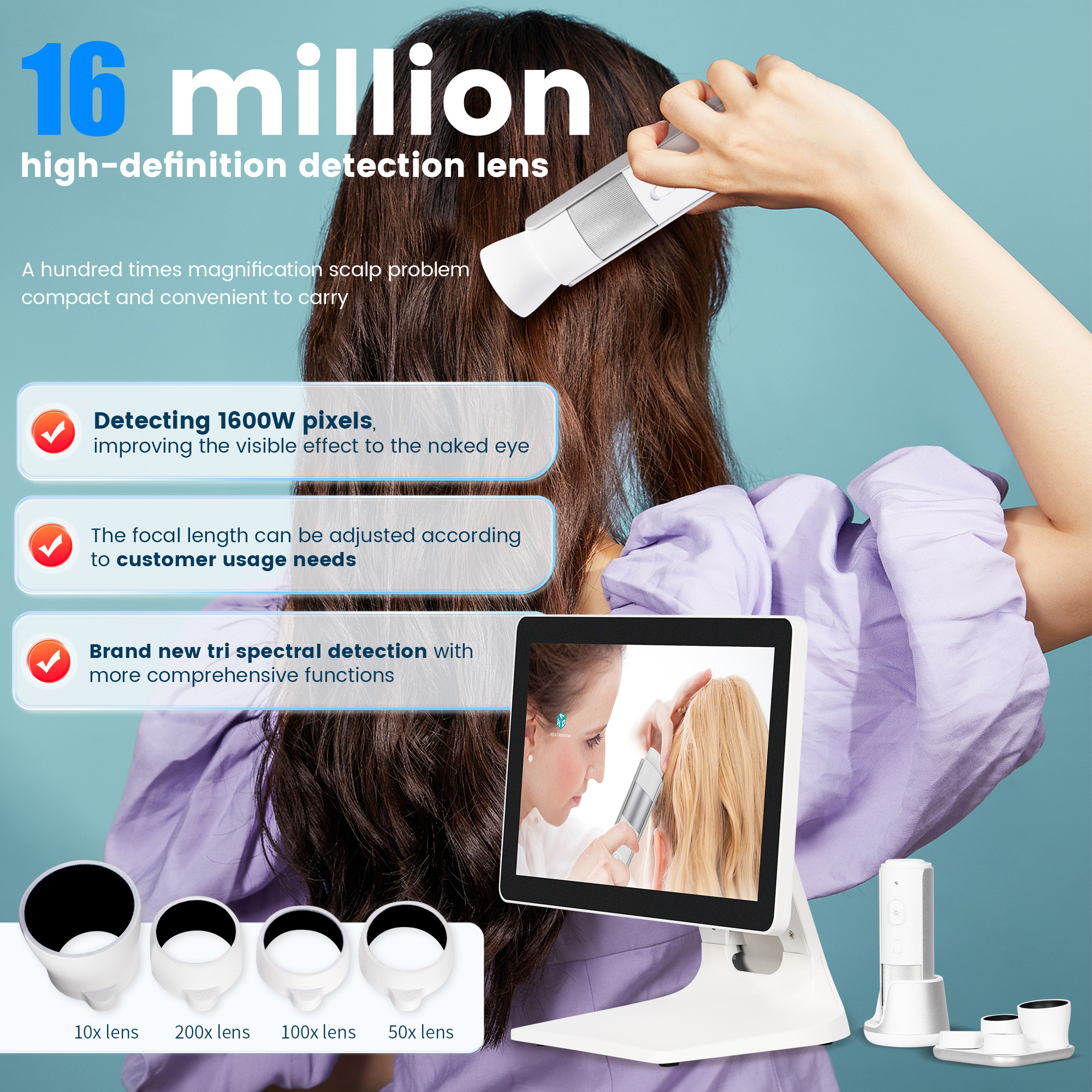 HD Scalp Hair Analyzer Profess – Hair Care In Salon Bewertung und Preis