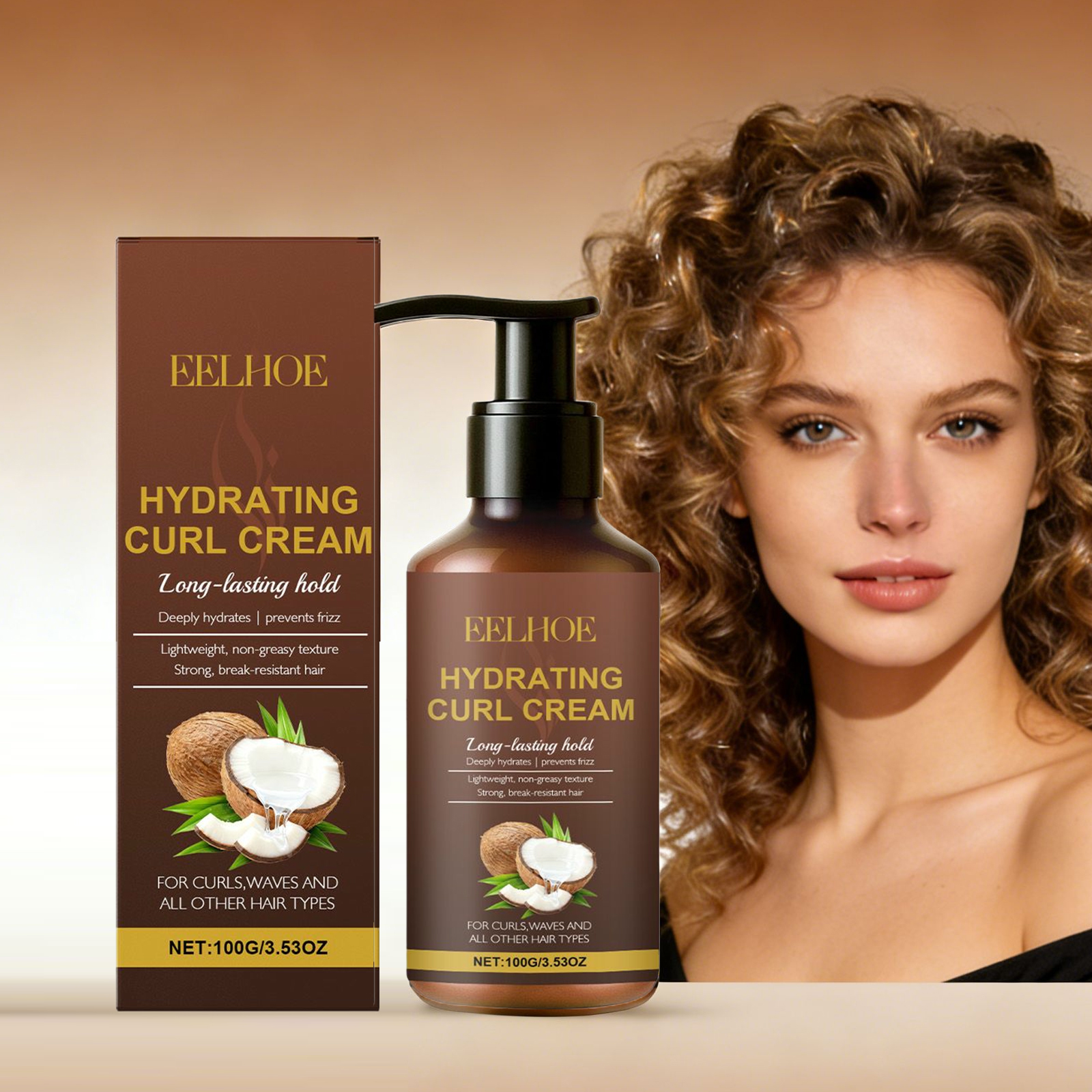 Curl Styling Cream for Wavy an – Hair Care Nature Bewertung und Preis