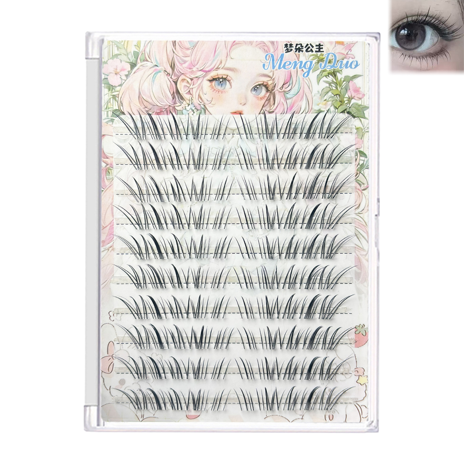 DIY False Eyelashes Transparen – Hair Care Korean Products Bewertung und Preis