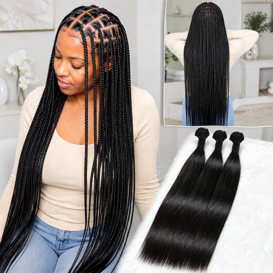 15A Straight Bulk Human Hair f – Hair Care In Salon Bewertung und Preis