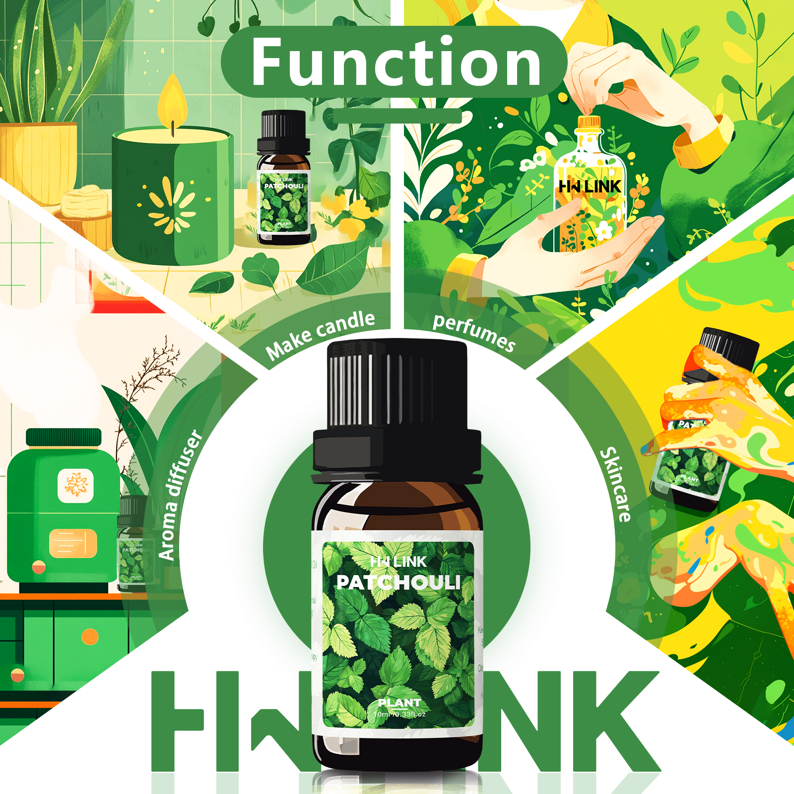 10ml Patchouli Essential Oils  – Hair Care Nature Bewertung und Preis