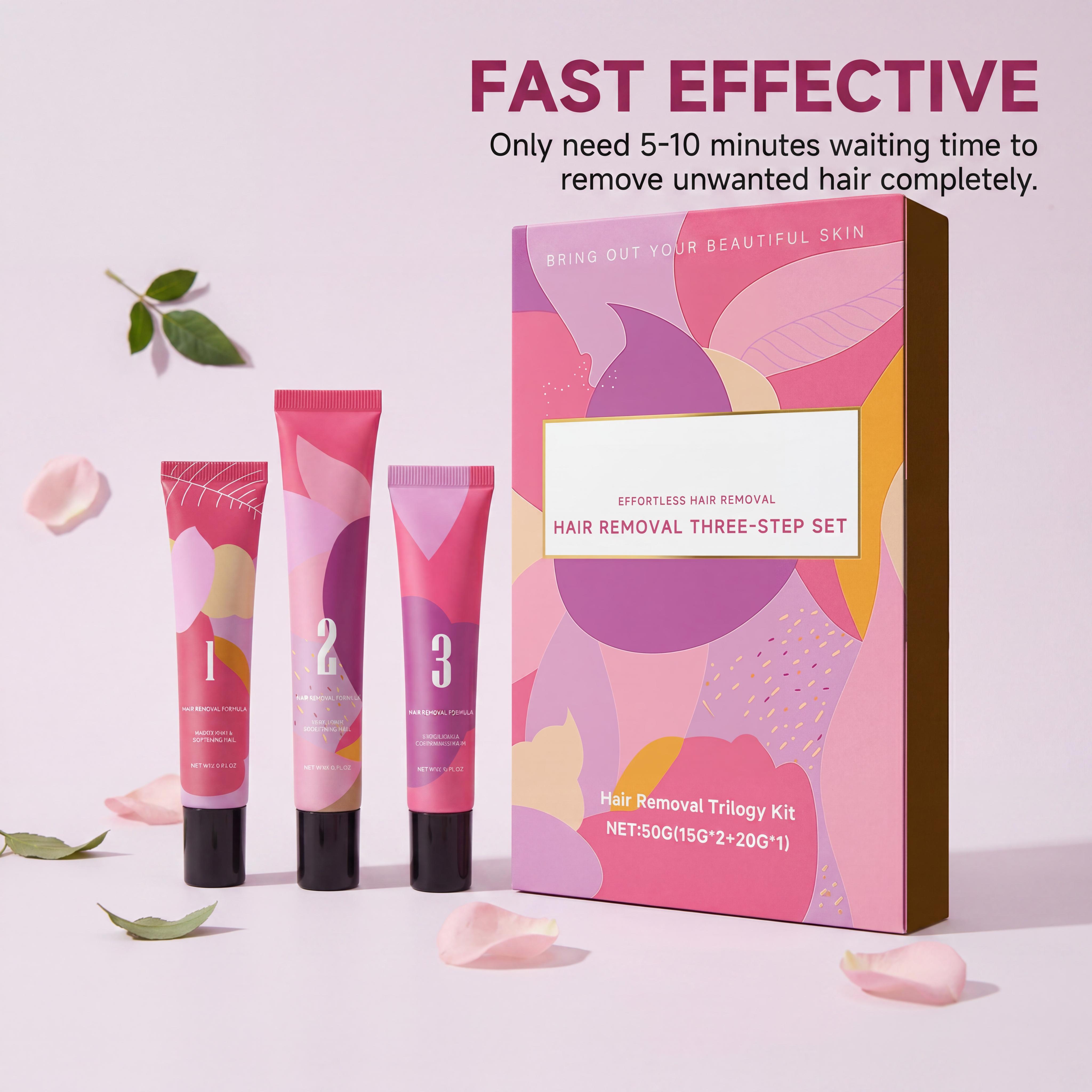 Hair Removal Cream Kit 3-Step  – Hair Care Steps Bewertung und Preis