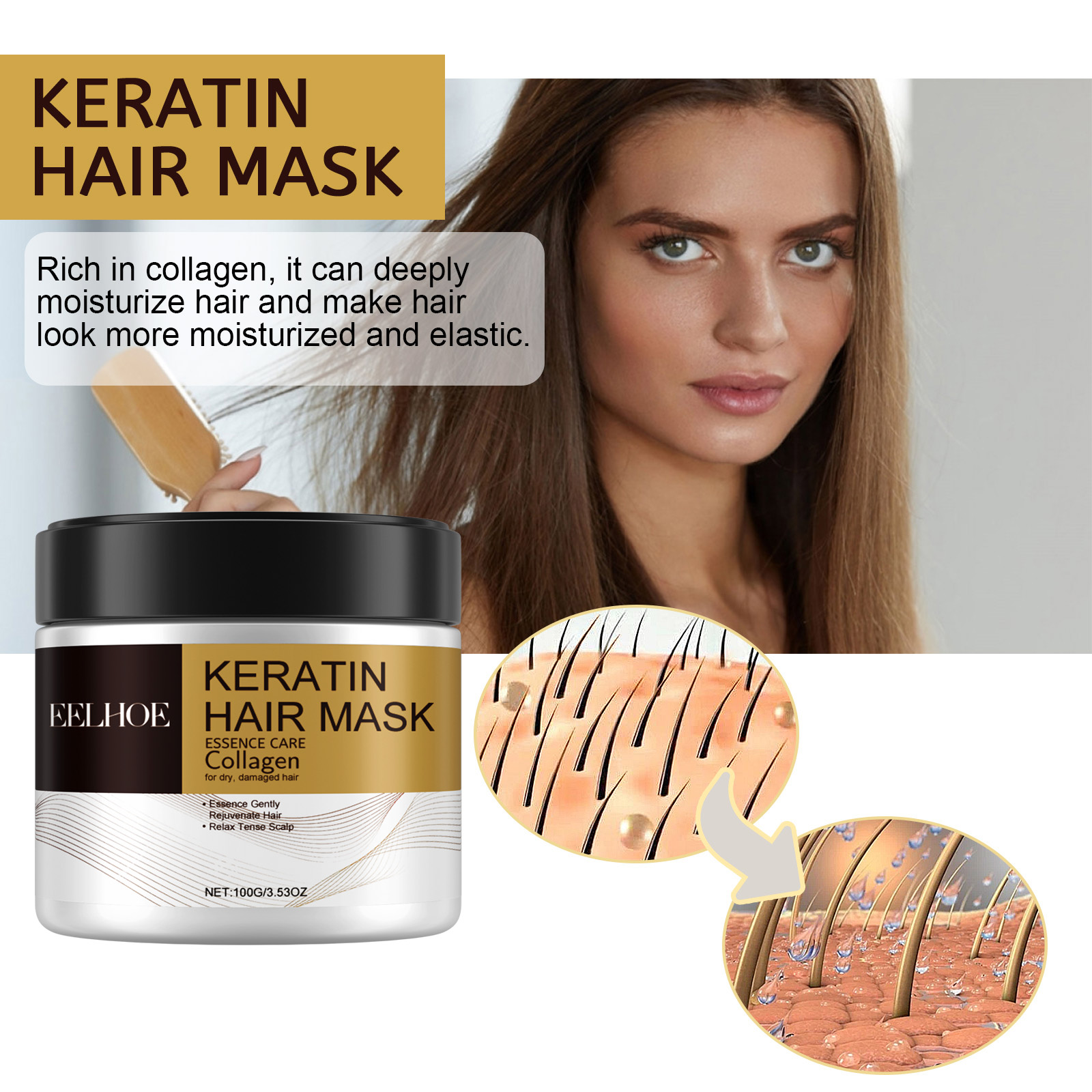 Keratin Care Hair Mask Deep No – Hair Care Orange Bewertung und Preis