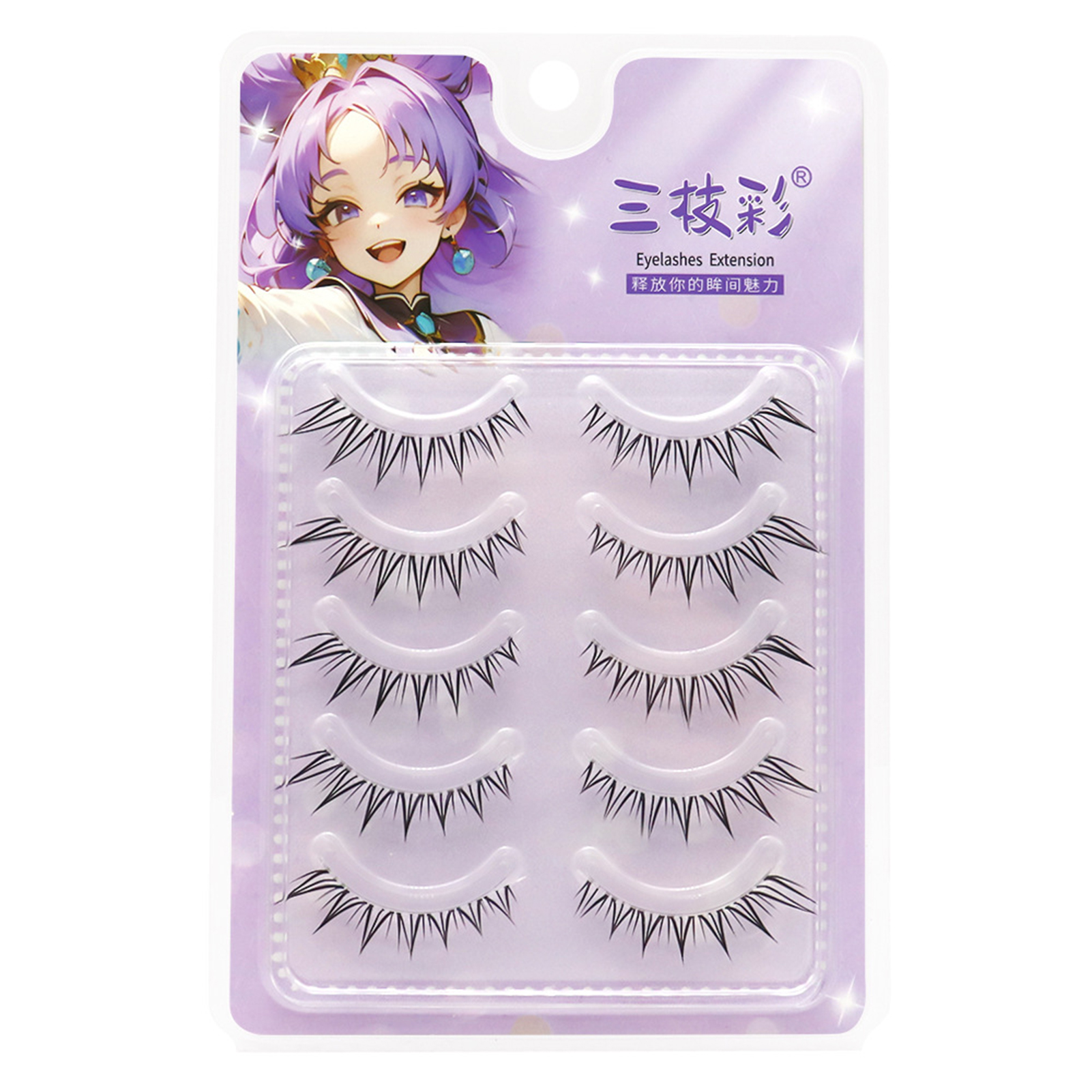 5pair Foxes False Eyelashes Fu – Hair Care Korean Products Bewertung und Preis
