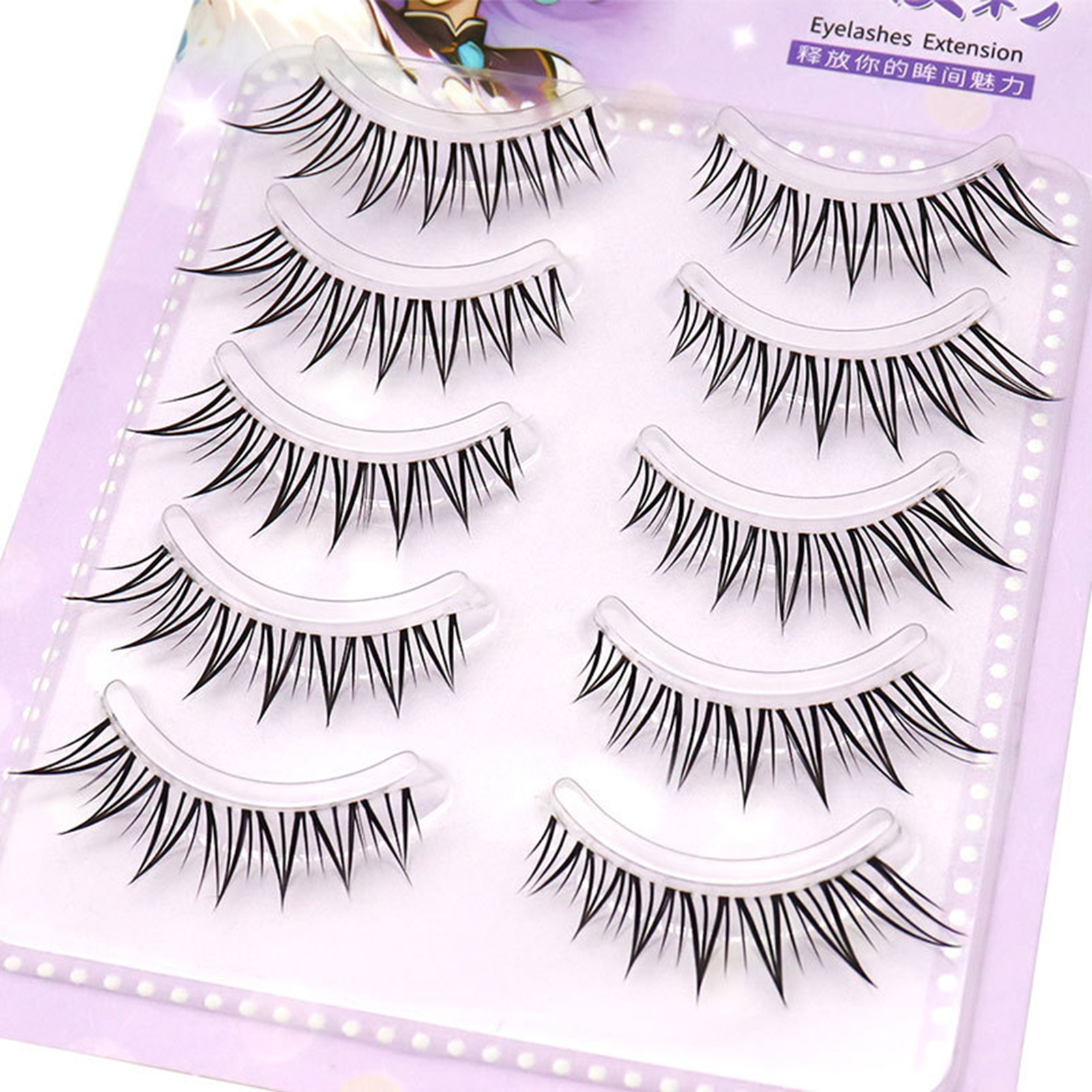 5pair Foxes False Eyelashes Fu – Hair Care Korean Products Bewertung und Preis