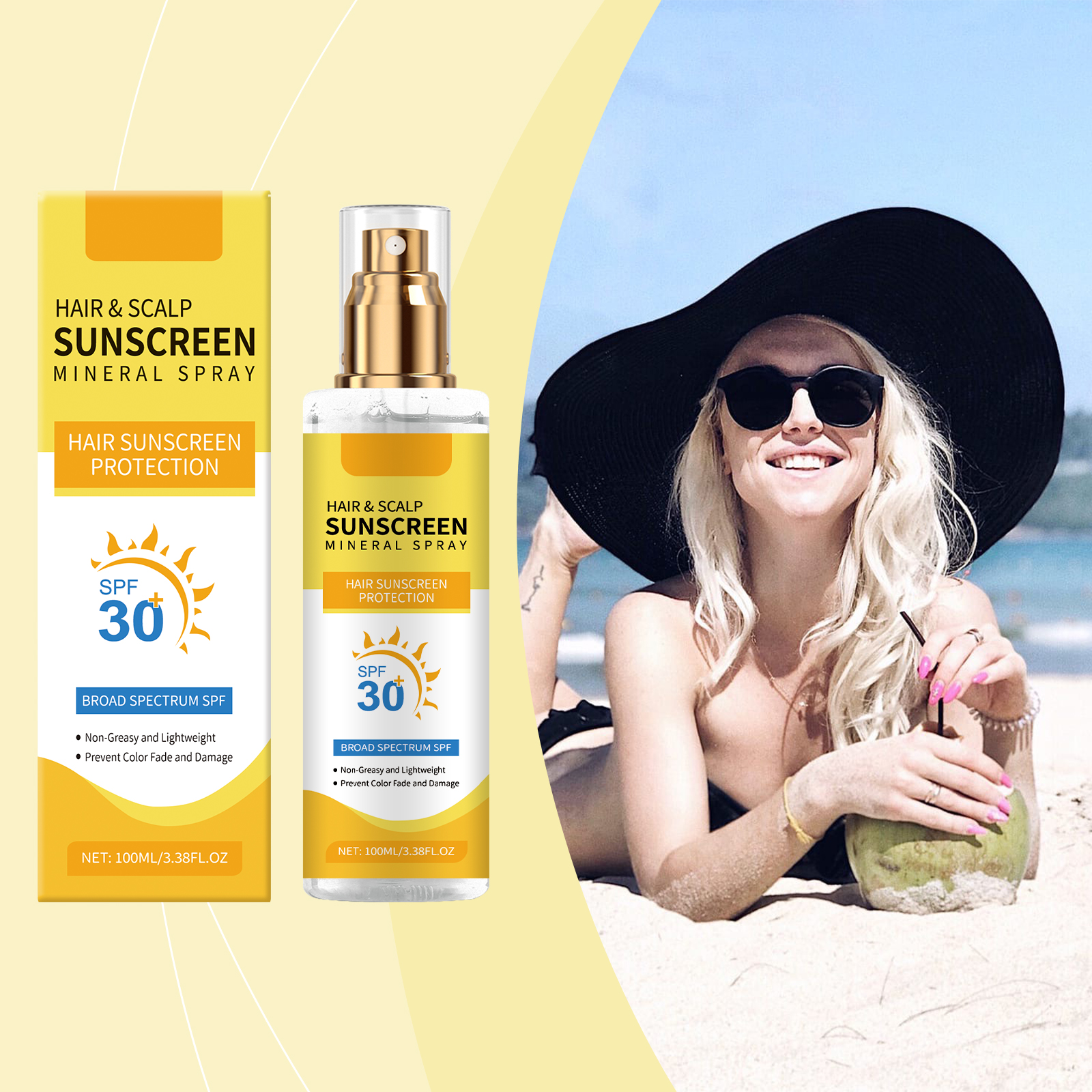 Ginger Root Scalp Sunscreen Sp – Hair Care Essence Oil Spray Bewertung und Preis
