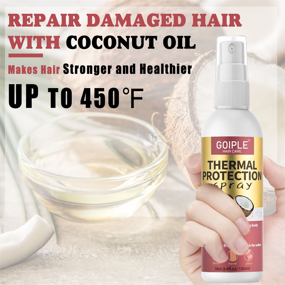 GOIPLE Heat Protection Spray T – Hair Care Heat Protectant Bewertung und Preis
