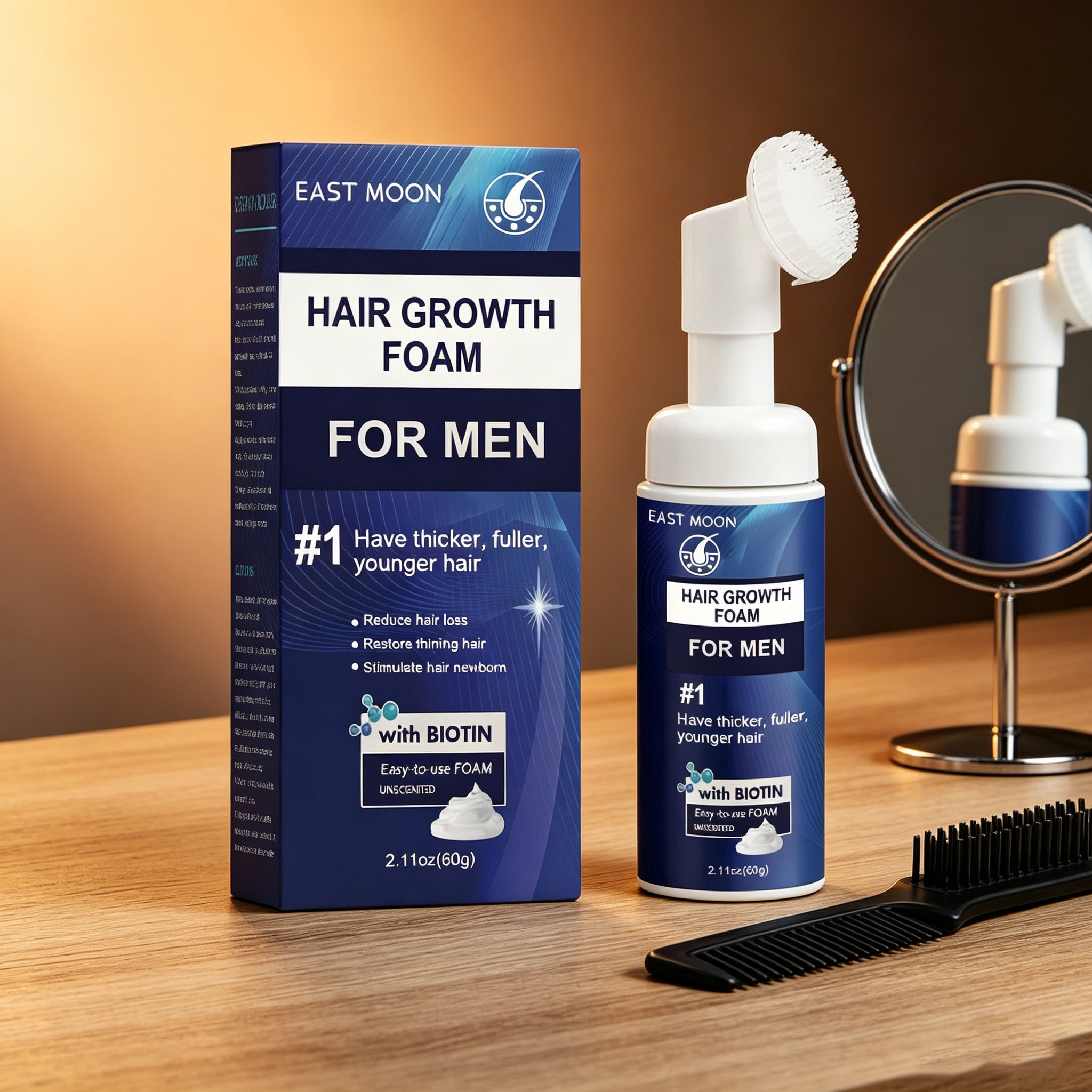 Hair Growth Foam Silicone Brus – Hair Care Nature Bewertung und Preis