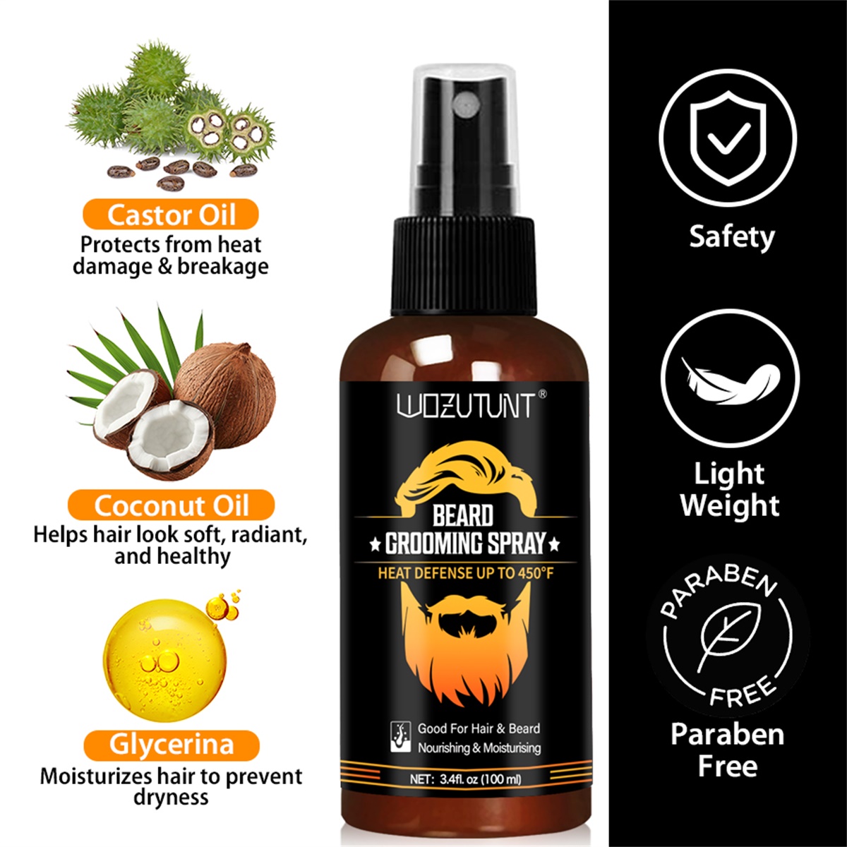 Beard Grooming Spray Facial Ha – Hair Care Heat Protectant Bewertung und Preis