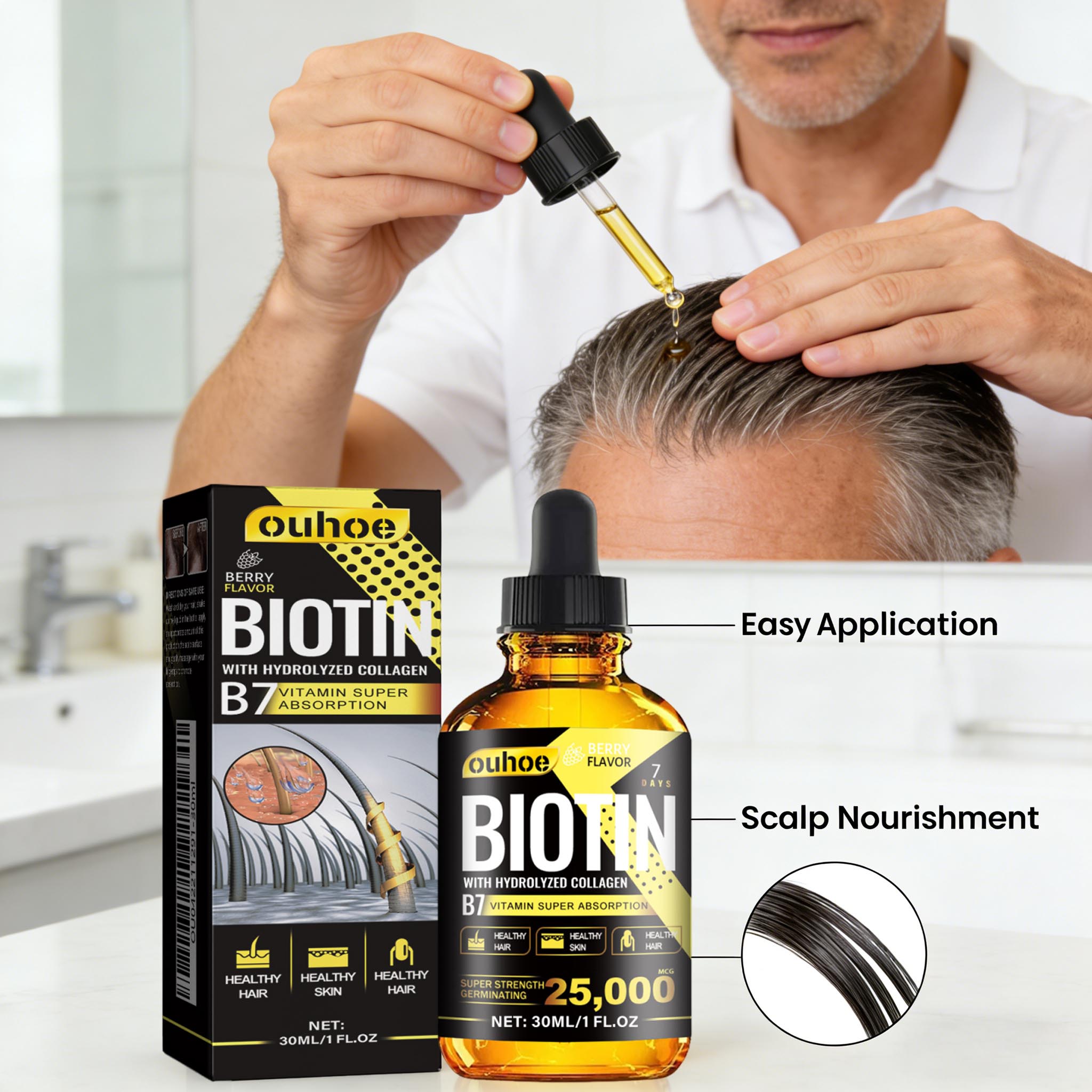 Biotin Hair Oil Collagen Scalp – Hair Care Ginseng Bewertung und Preis