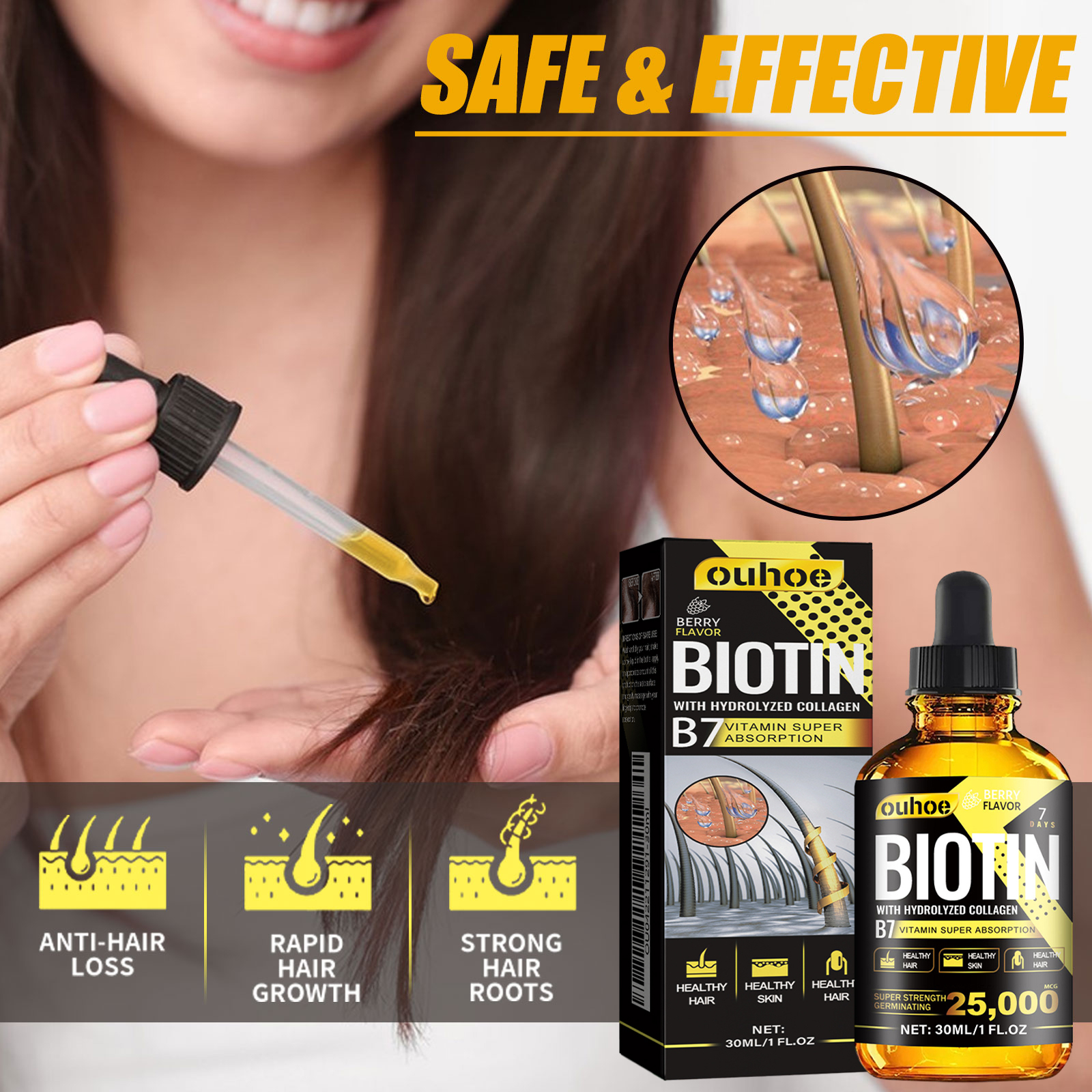 Biotin Hair Oil Collagen Scalp – Hair Care Ginseng Bewertung und Preis