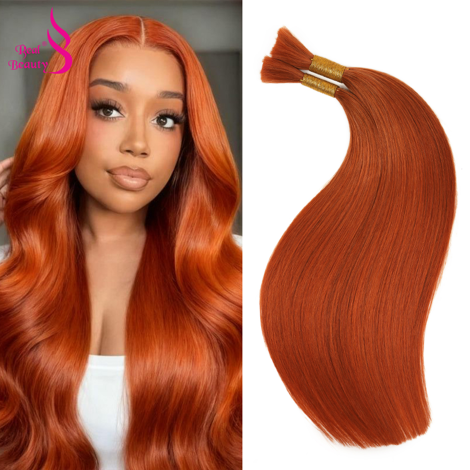 Ginger Human Hair Bulk 350# No – Hair Care Orange Bewertung und Preis