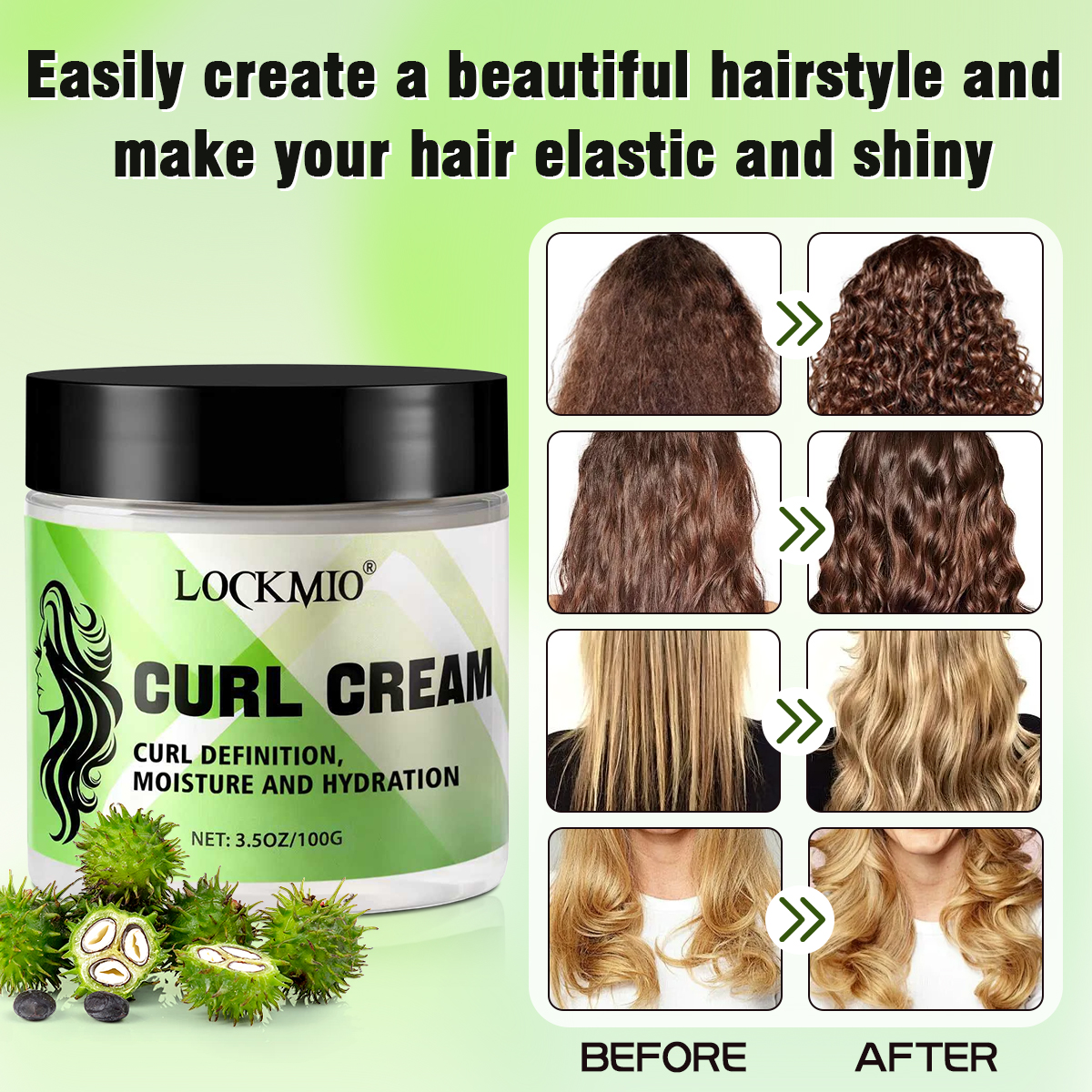 Curly Hair Care Styling 3pcs H – Hair Care Heat Protectant Bewertung und Preis