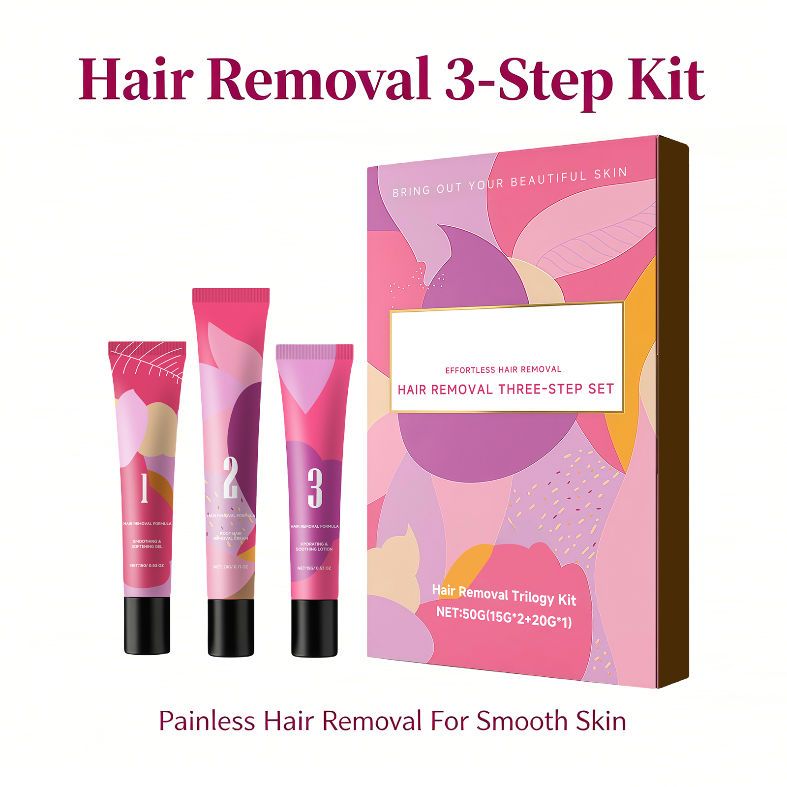 Facial Hair Removal 3-Step Set – Hair Care Steps Bewertung und Preis