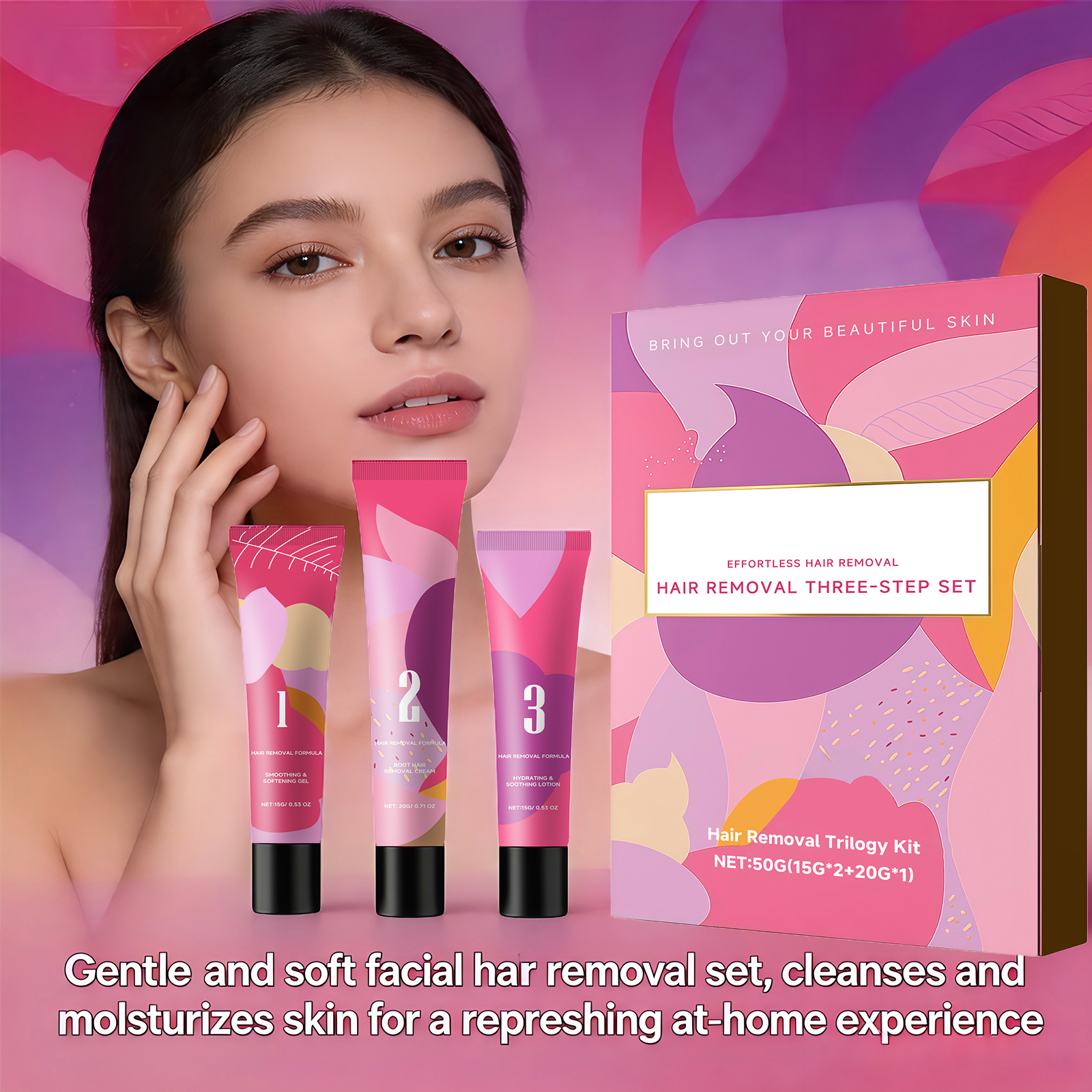Facial Hair Removal 3-Step Set – Hair Care Steps Bewertung und Preis