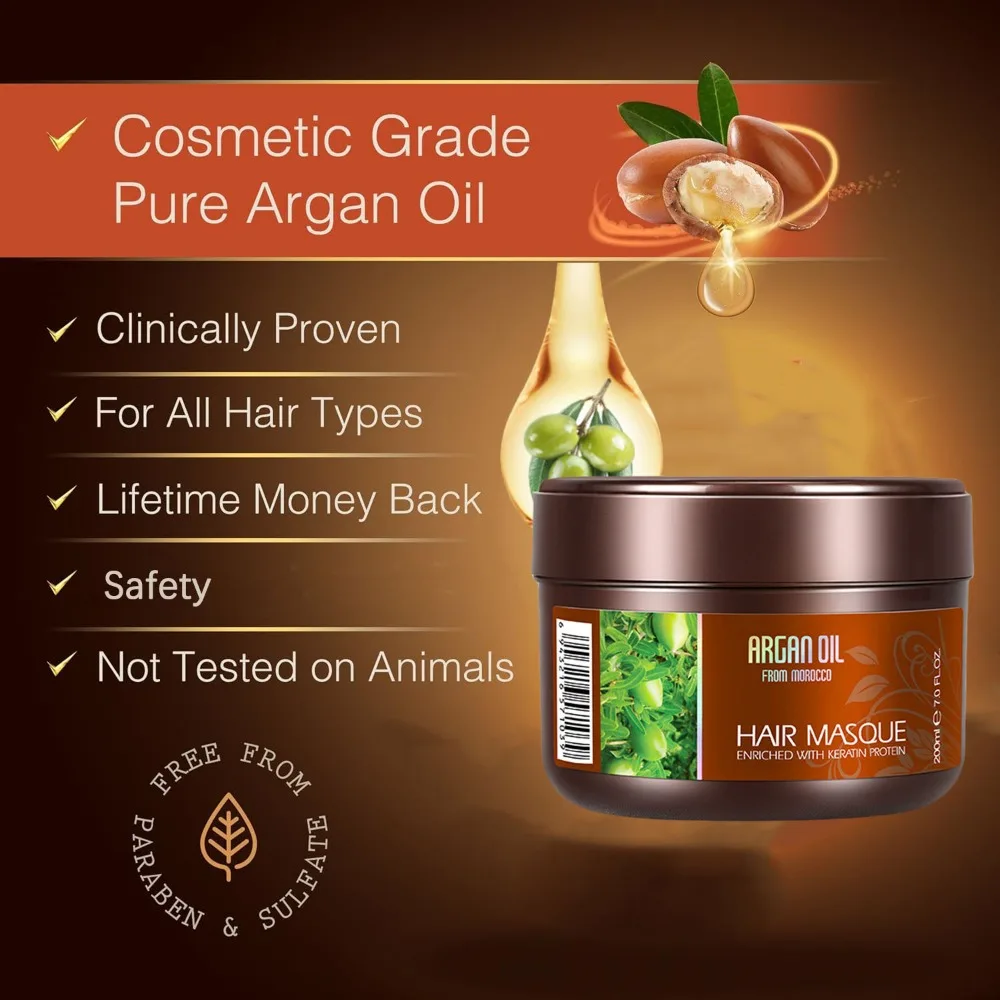 Keratin Argan Oil Hair Mask De – Deep Conditioner Mask Bewertung und Preis