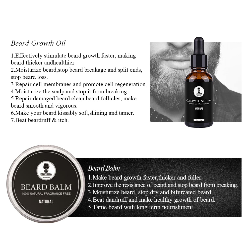 ENVISHA Beard Care Set Growth  – Hair Care Orange Bewertung und Preis