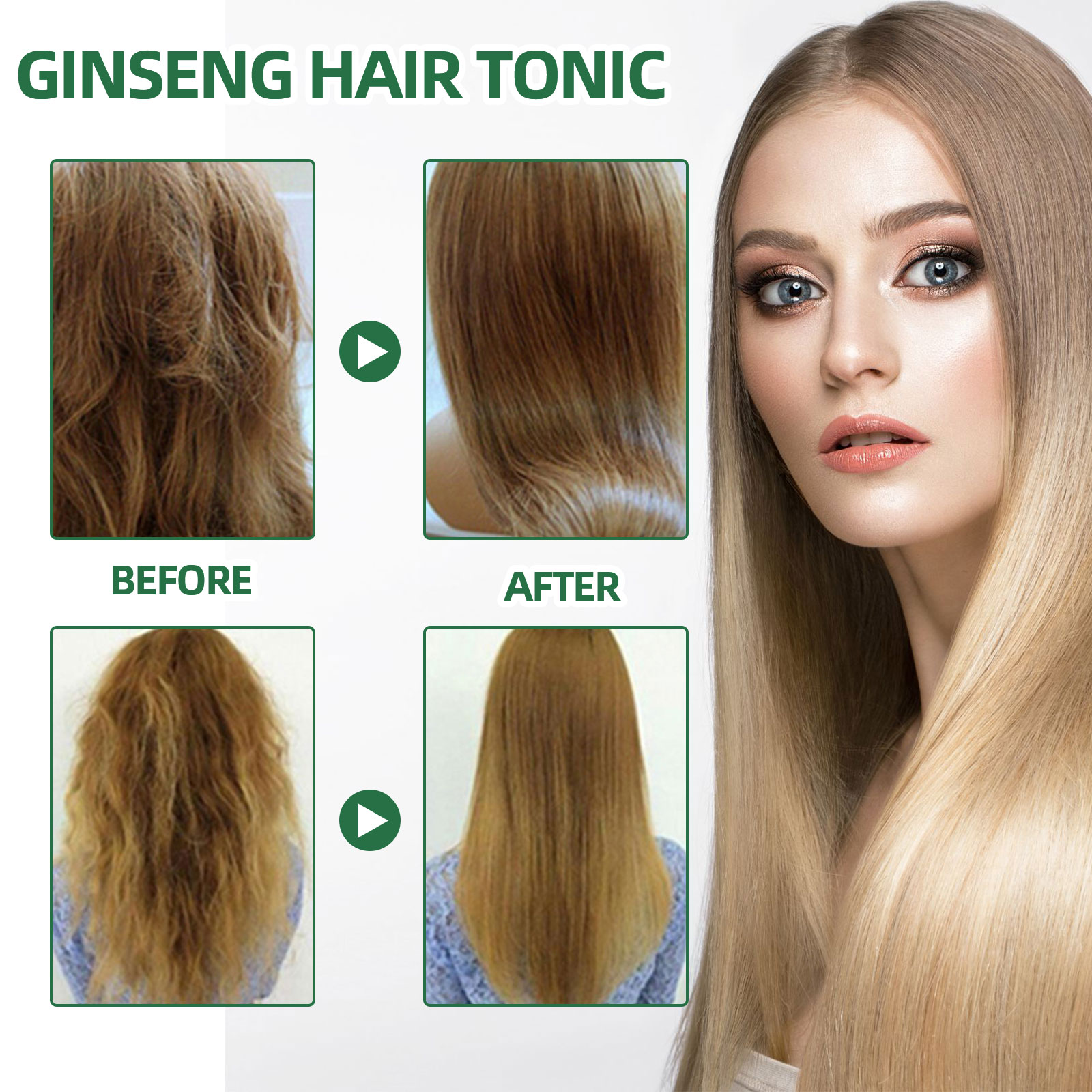 Natural Herbal Ginseng Hair Ca – Hair Care Ginseng Bewertung und Preis