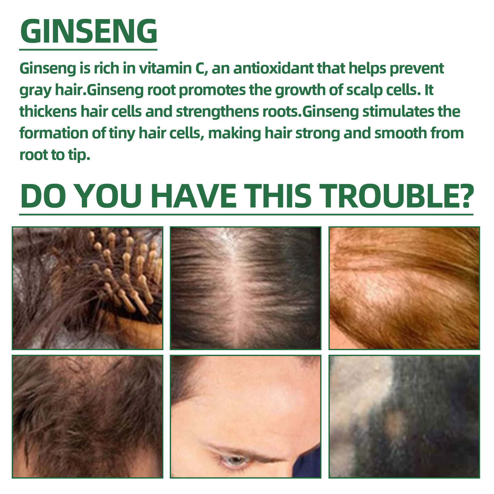 Natural Herbal Ginseng Hair Ca – Hair Care Ginseng Bewertung und Preis