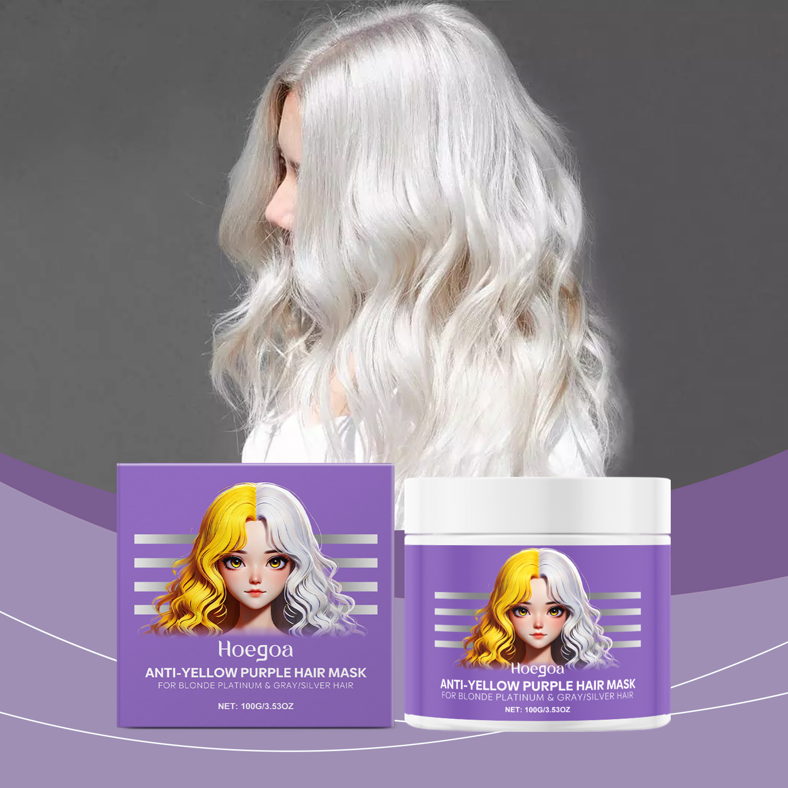 Purple Hair Mask Cover Gray Ha – Deep Conditioner Mask Bewertung und Preis