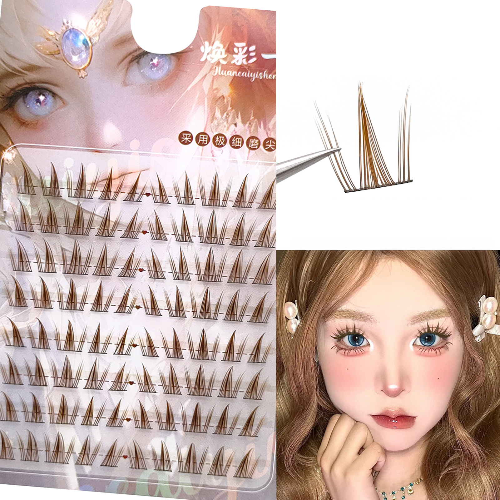 Brown Sunflower DIY Lash Clust – Hair Care Korean Products Bewertung und Preis