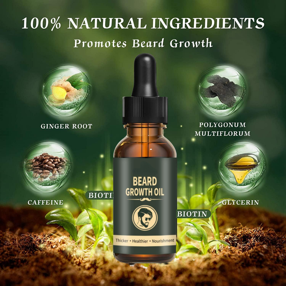 Fast Beard Growth Oil Beard Oi – Hair Care Essence Oil Spray Bewertung und Preis